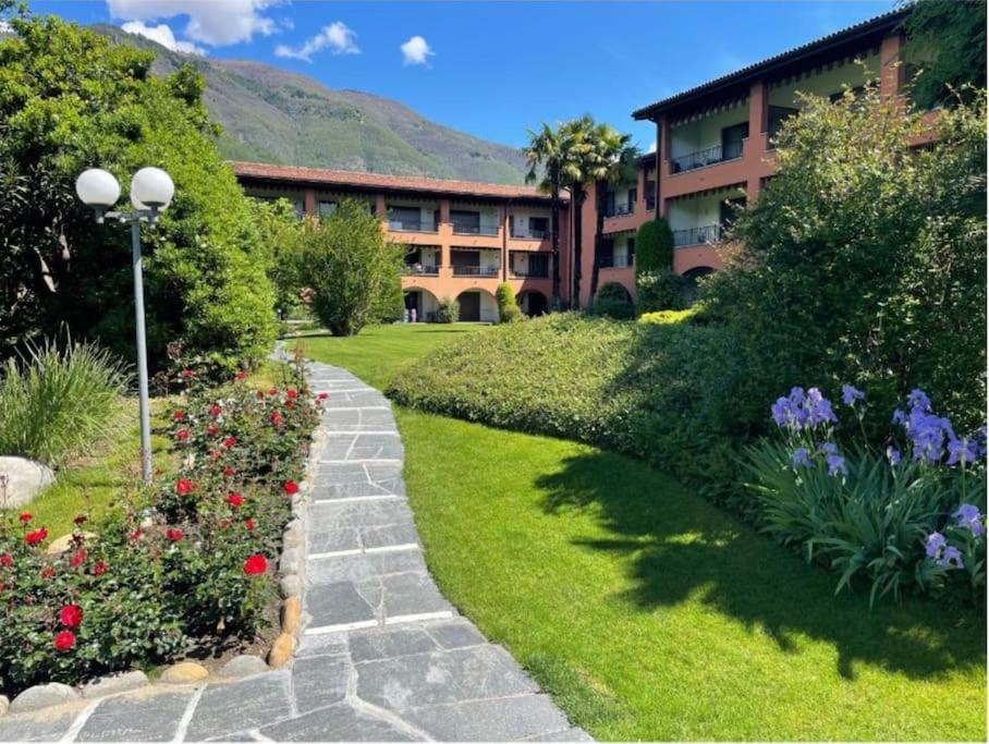 Ferienwohnung Ascona: Residenza Sabrina,App 2.5 Locali E Piscina Exterior foto